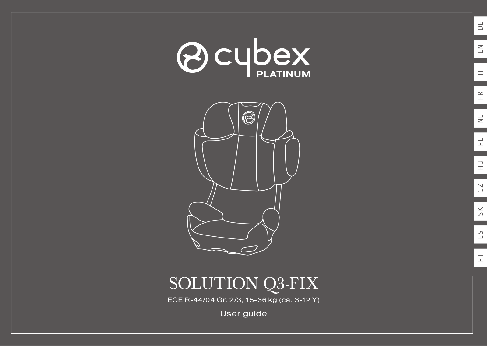 Cybex Solution Q3-fix User Manual