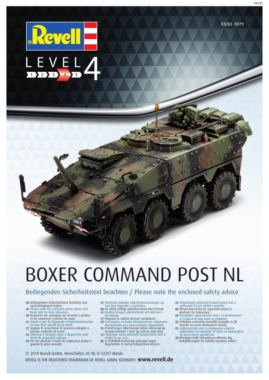 Revell GTK Boxer Command Post NL Service Manual