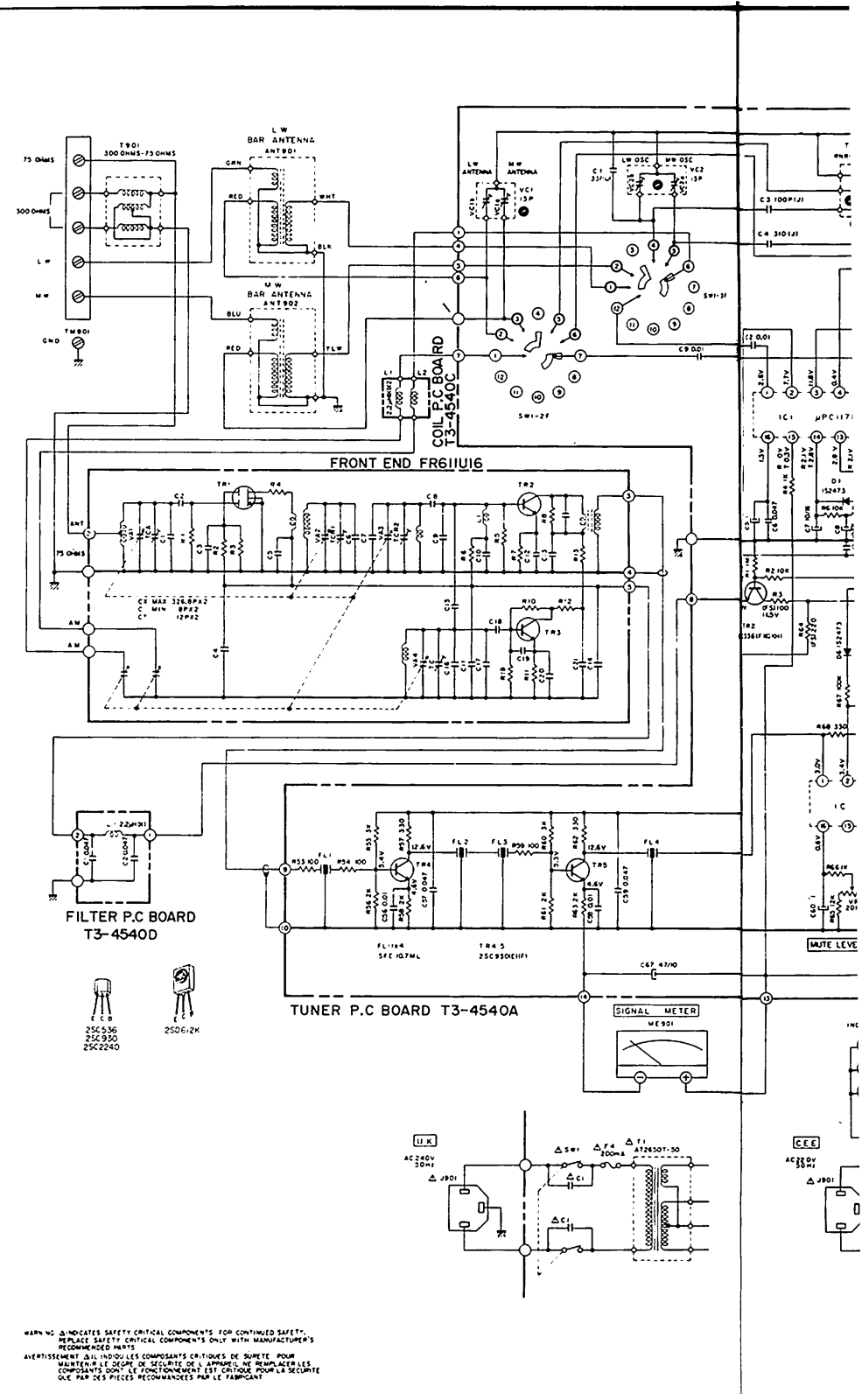 Akai AT2400L Schematic