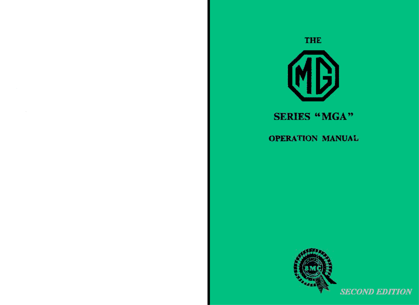 MG MGA User Manual