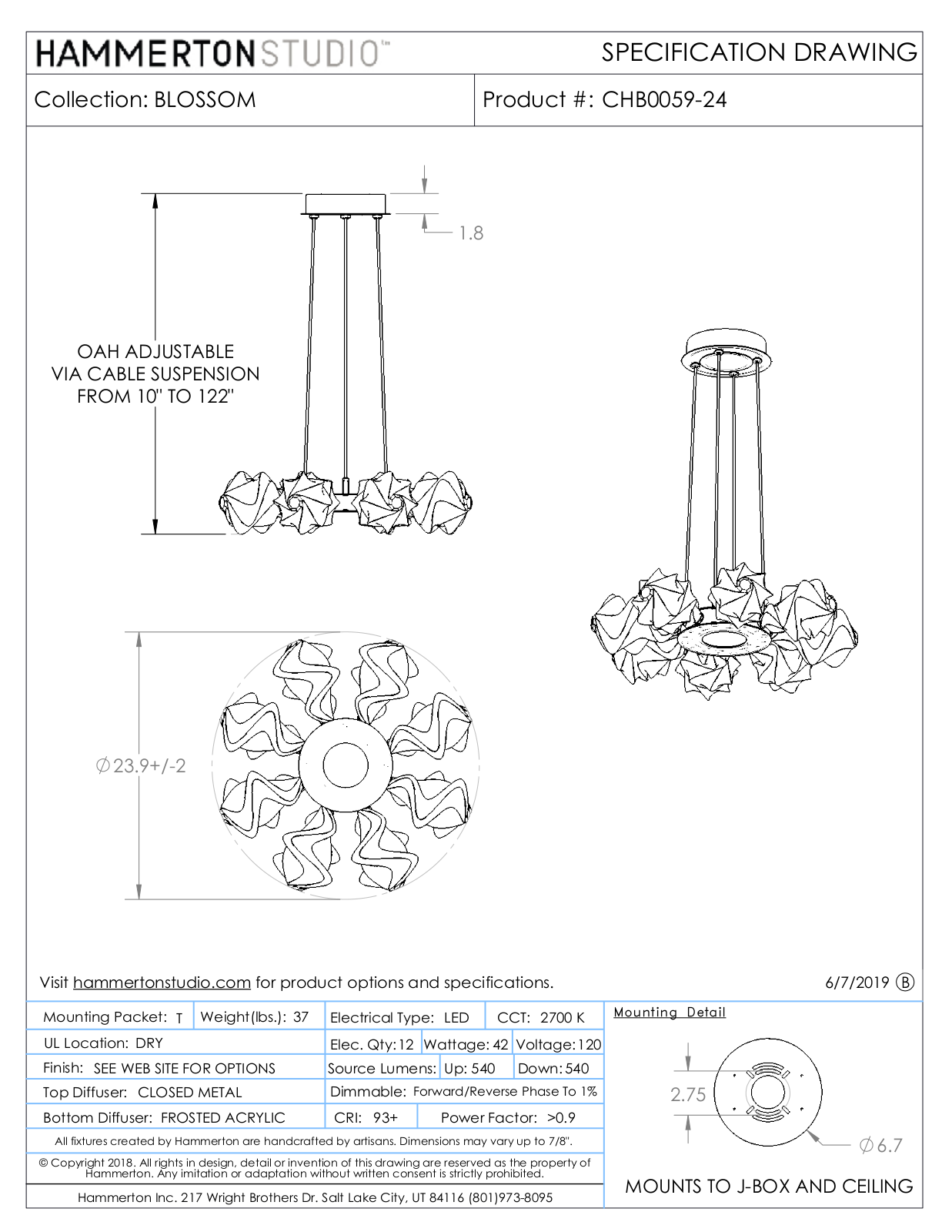 Hammerton Studio GCCL1015 Specifications - ManualMachine.com