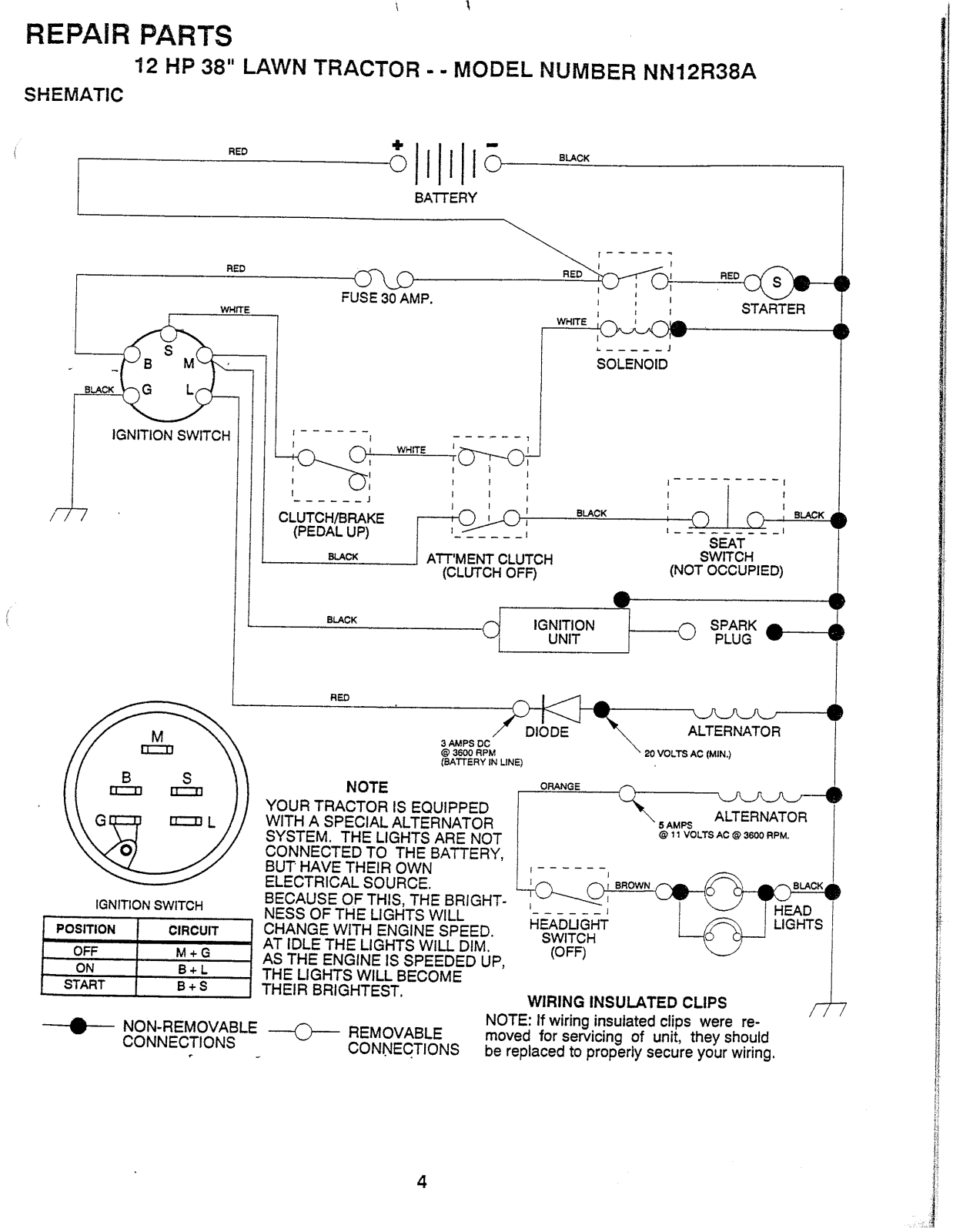 AYP NN12R38A User Manual