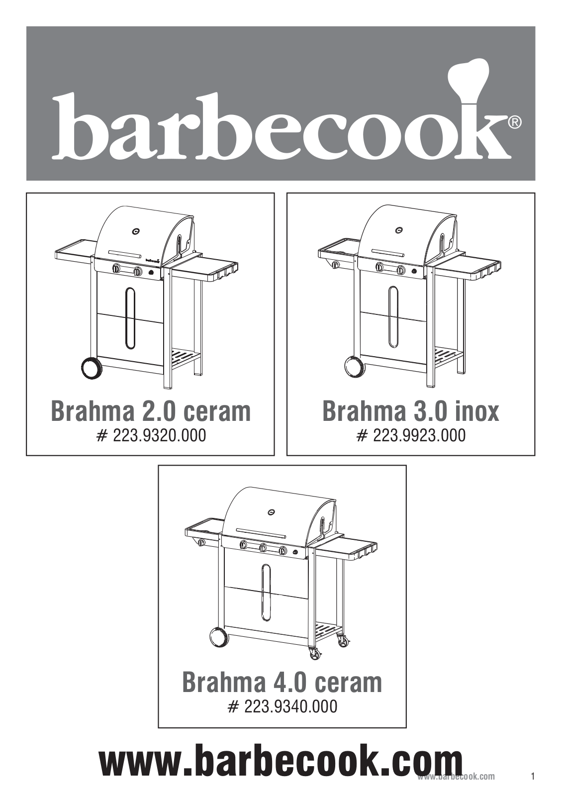 BARBECOOK Brahma 2.0 User Manual