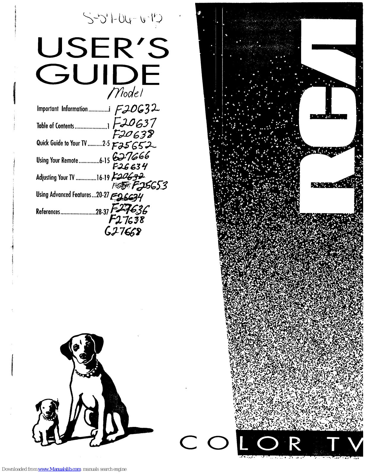 RCA G27666, F20632, F25653, F20638, F26634 User Manual - ManualMachine.com