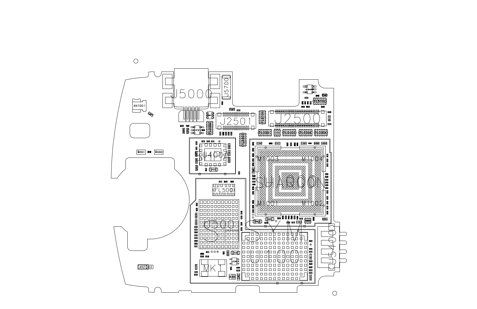 motorola V3 pcb