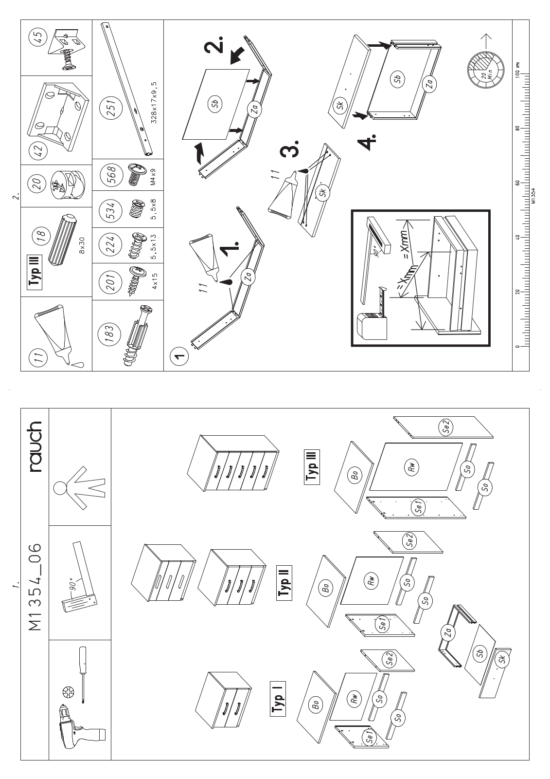 rauch M1354-06 Assembly instructions