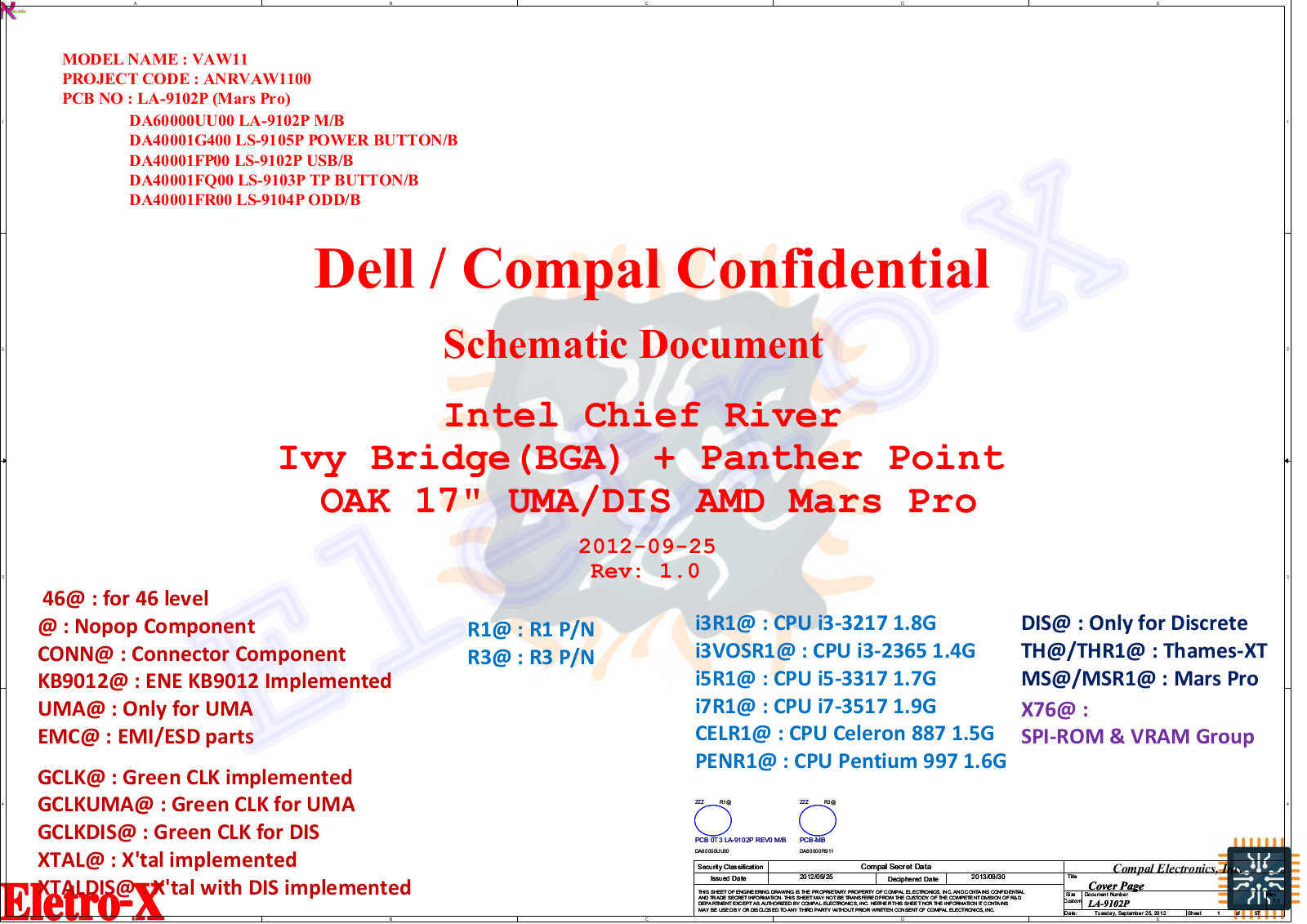 Compal LA-9102P Schematic