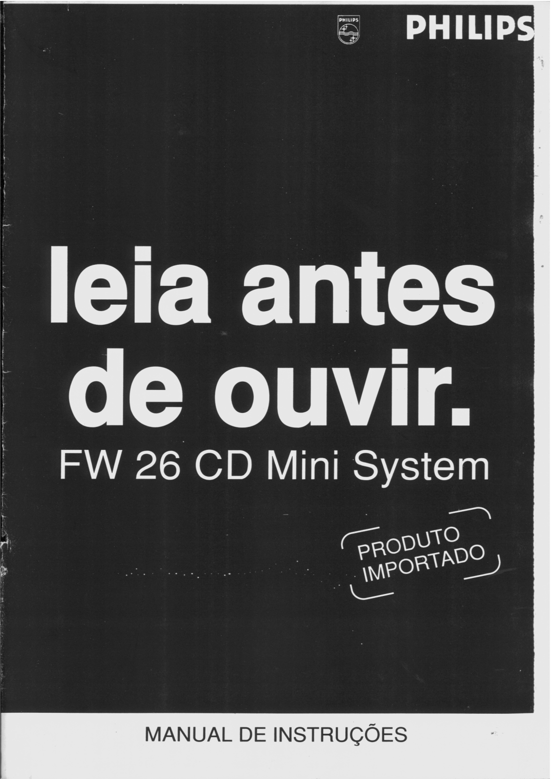 Philips FW26/25, FW26/21, FW26/22, FW26/20, FW26 User Manual