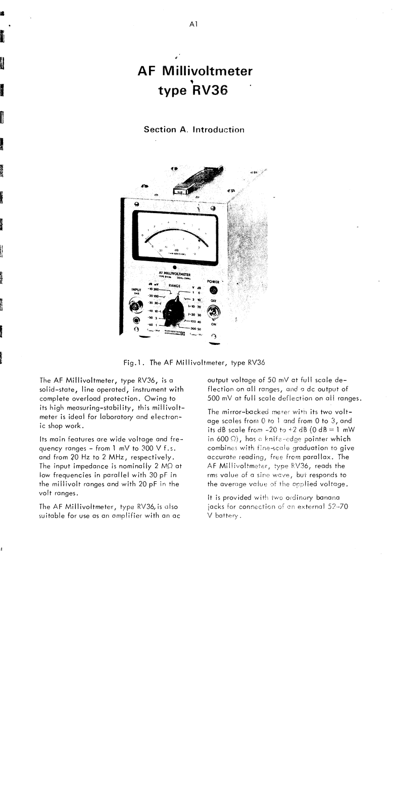 Radiometer RV36 Service manual