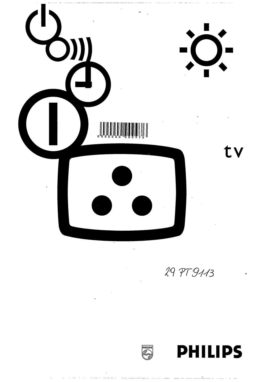 Philips 29PT9113 User Manual