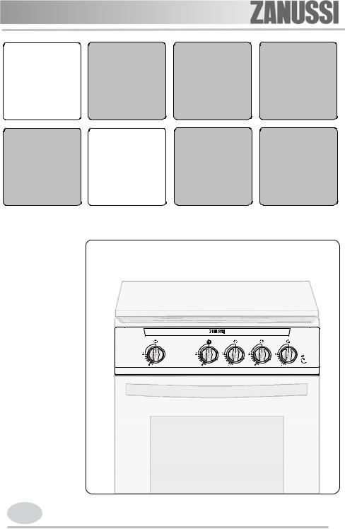 Zanussi ZCG55UGW1 User Manual