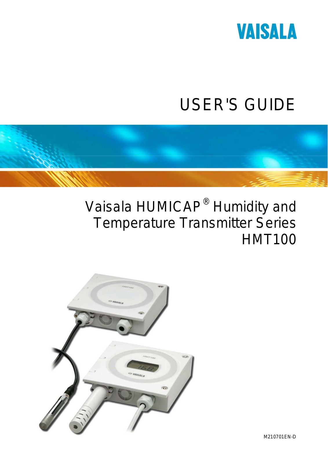 Vaisala HMT100 User Manual