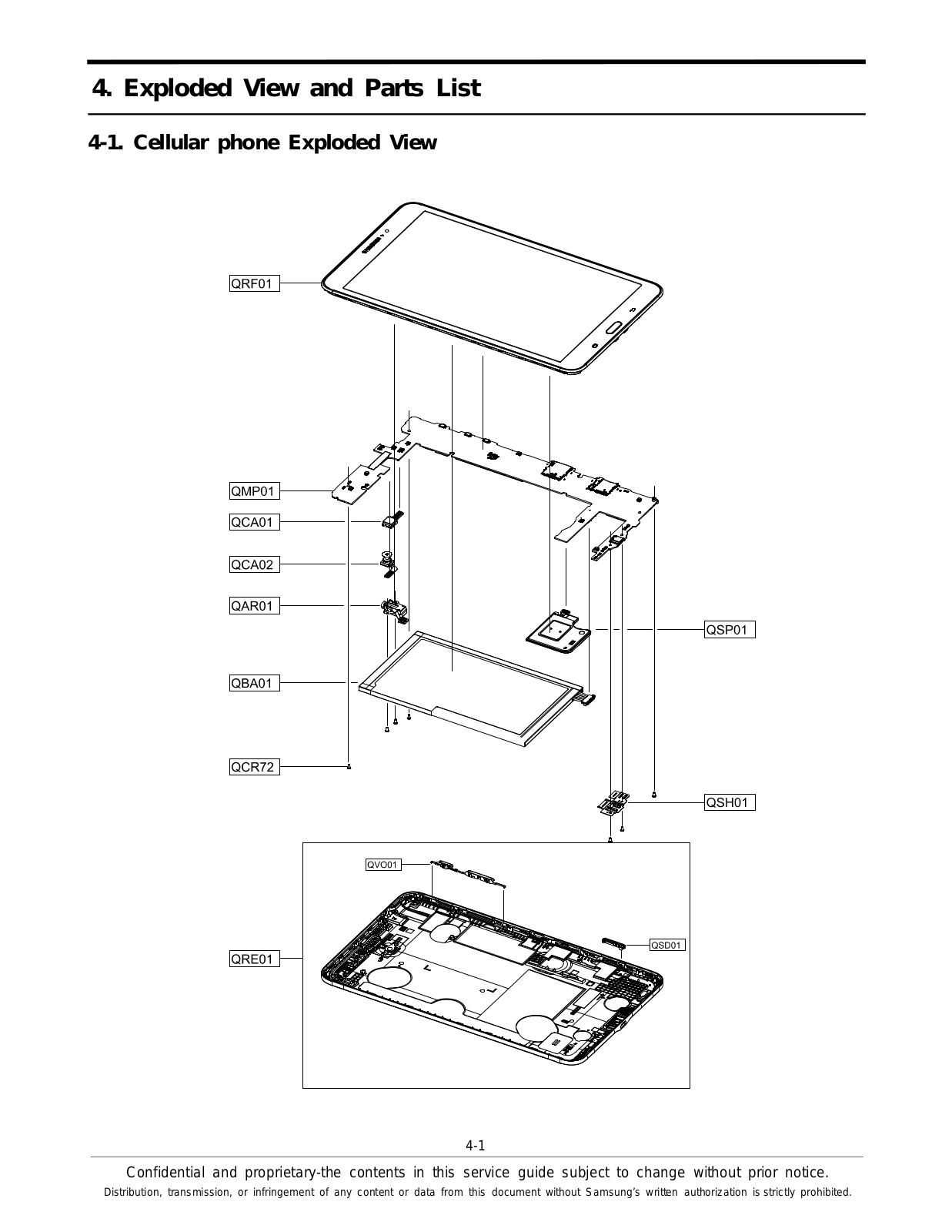 Samsung SM-T330, Galaxy Tab4 8.0 Schematics EVAPL