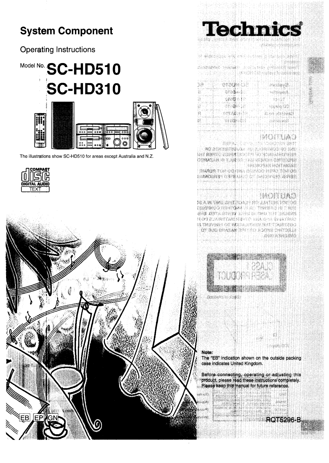 Panasonic SC-HD310 User Manual