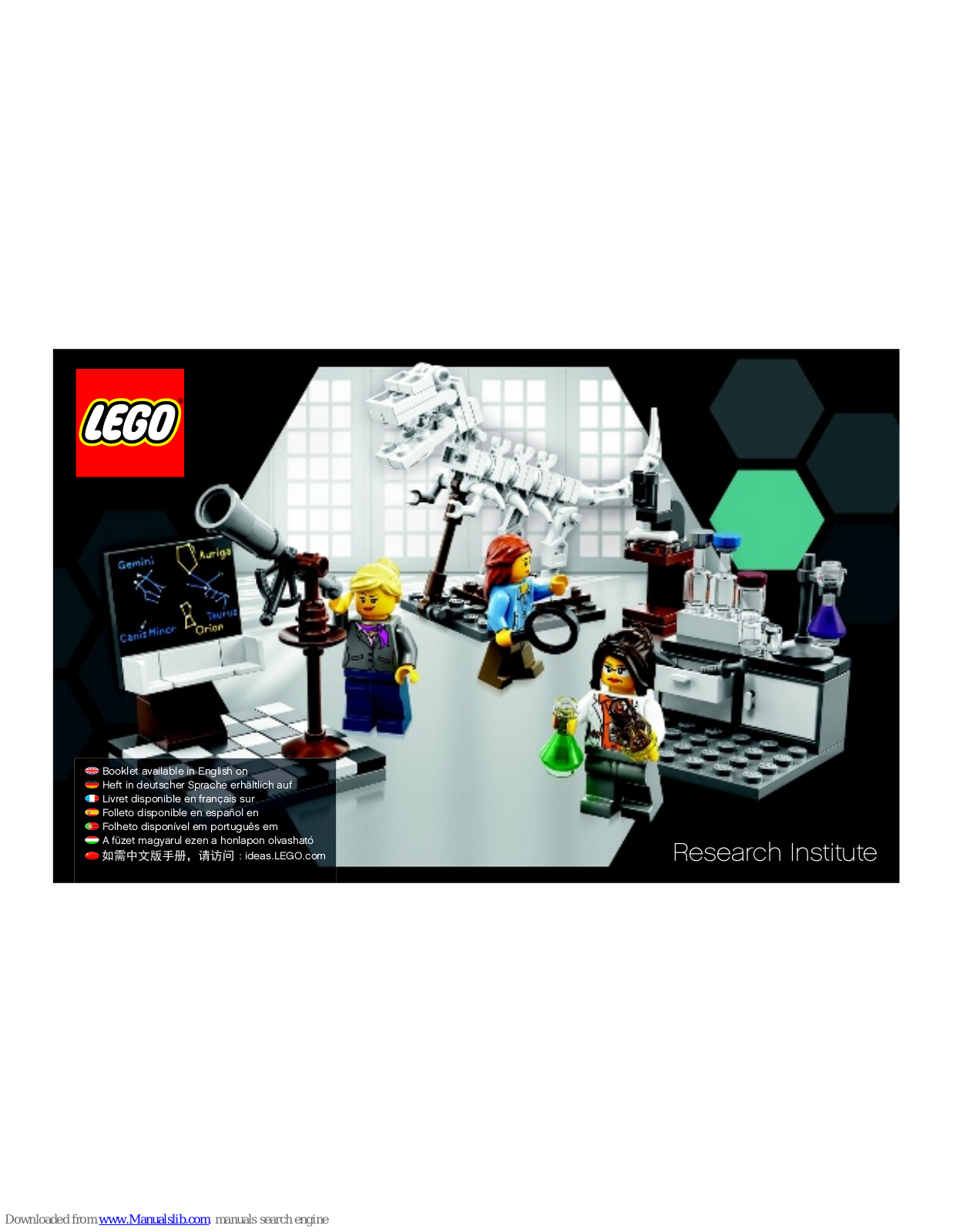 LEGO RESEARCH INSTITUTE Building Instructions