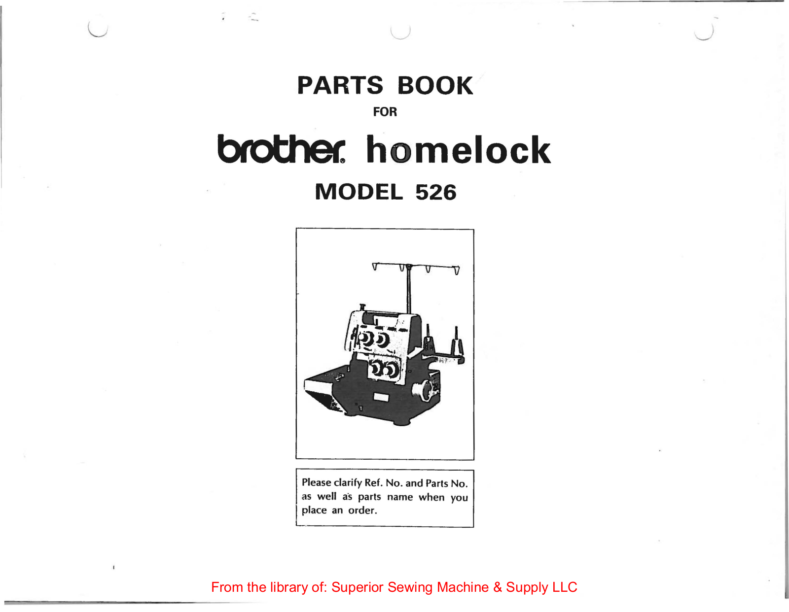 Brother 526 Manual