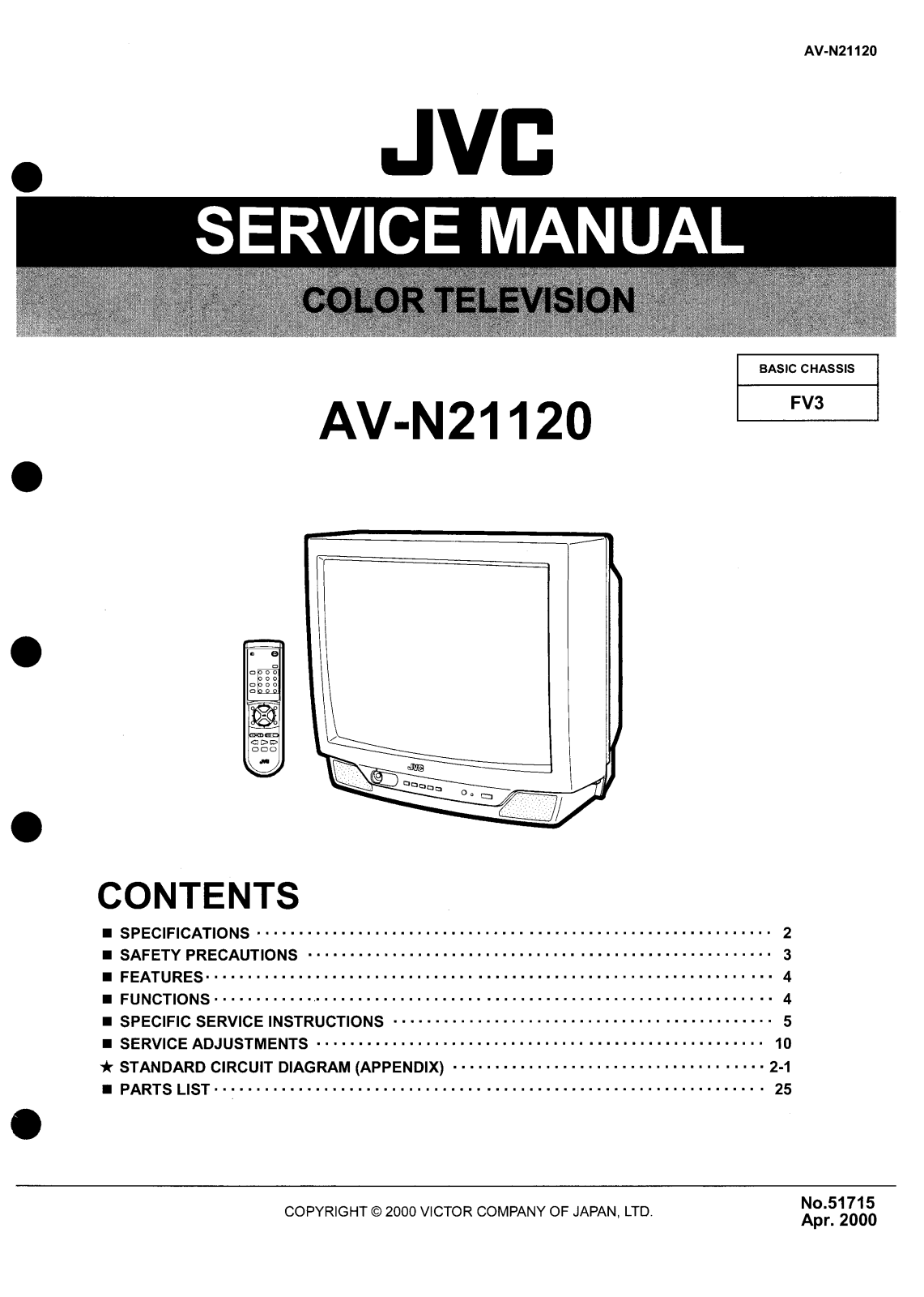 JVC av n21120 Diagram