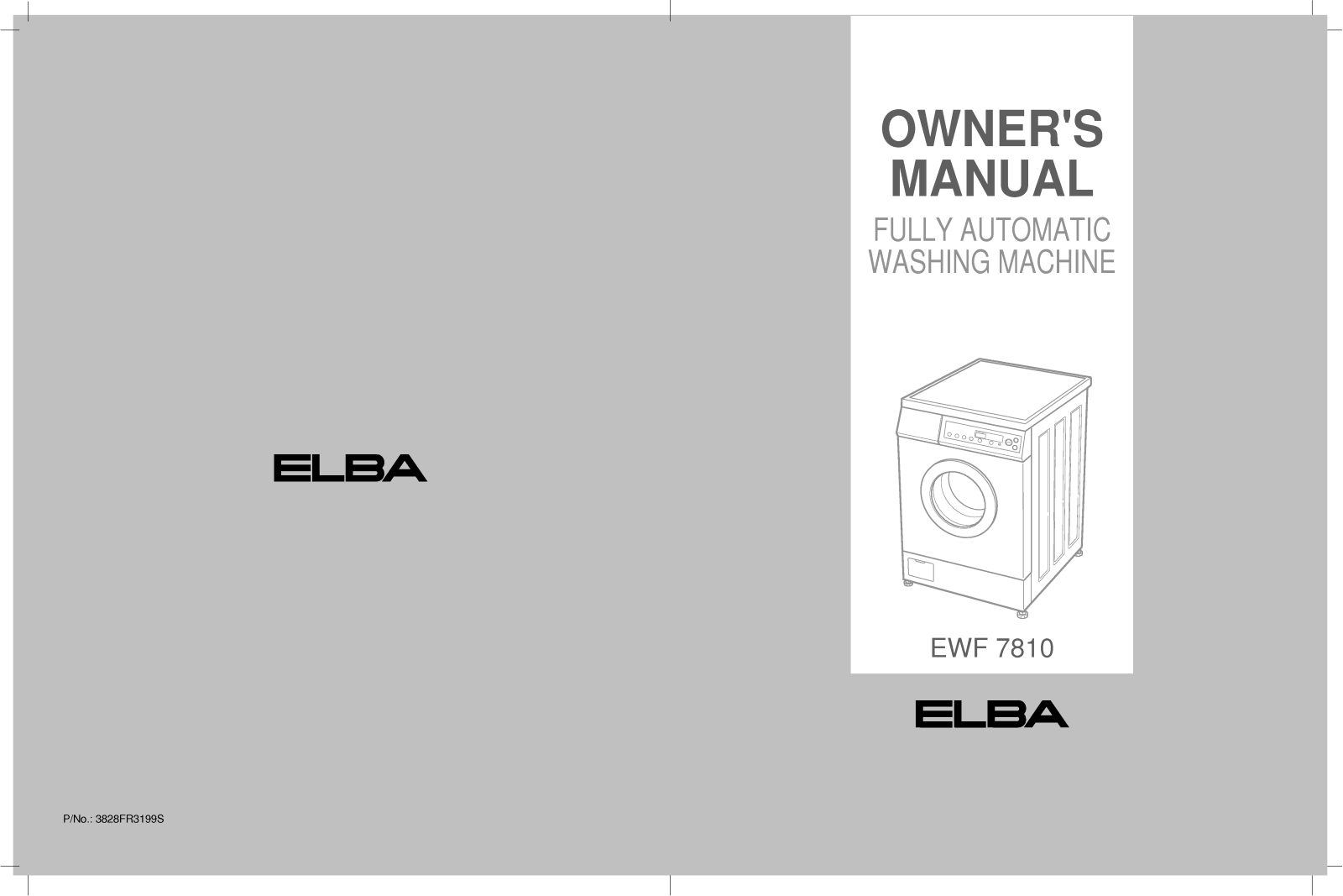 LG EWF7810 User Manual