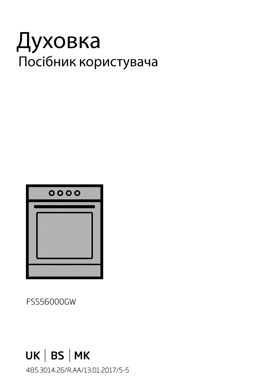 Beko FSS56000GW User manual