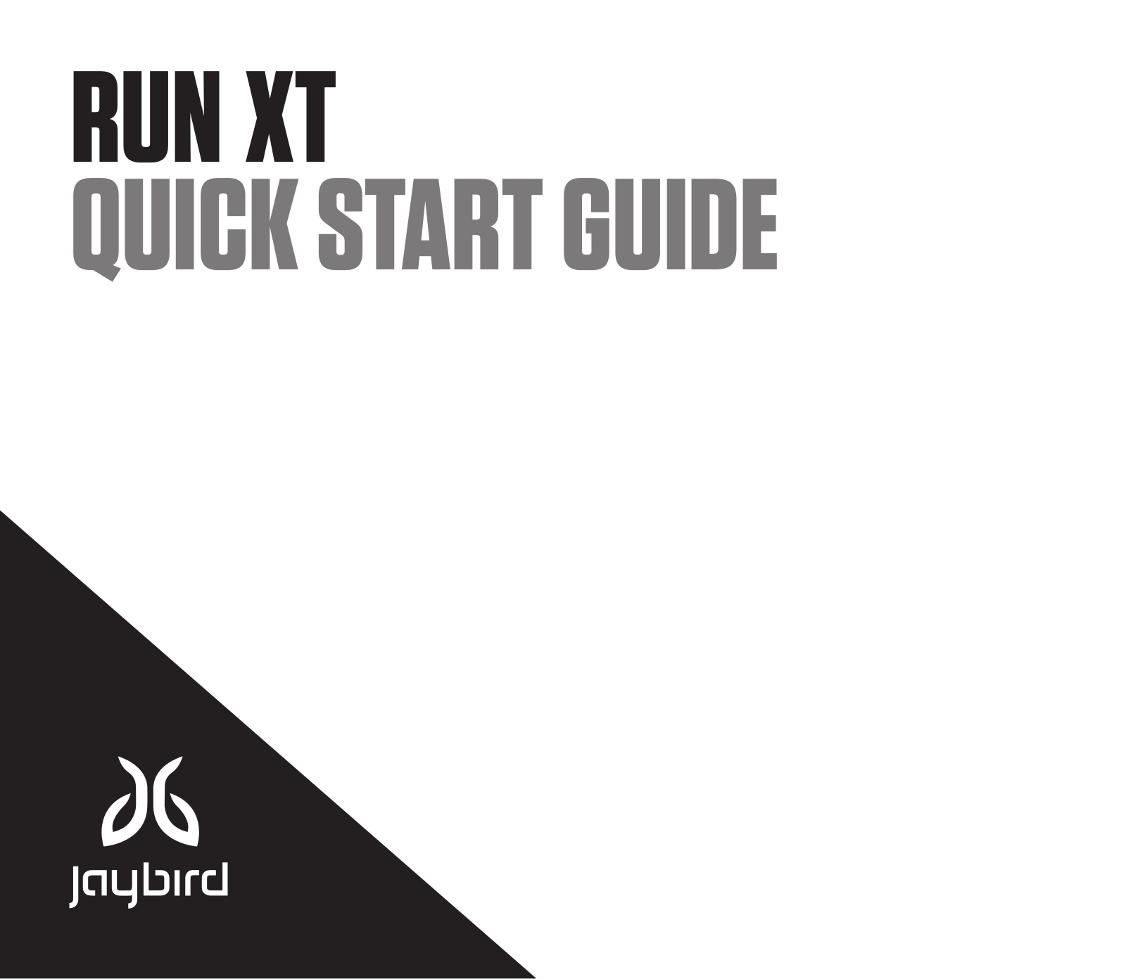 Jaybird Run XT User Manual