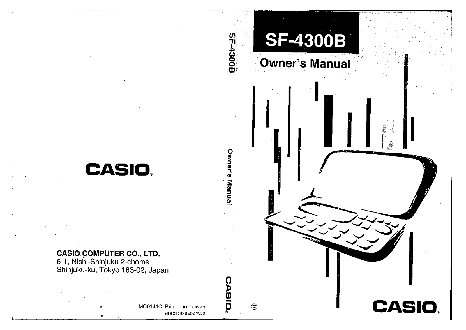 Casio SF-4300B User Manual