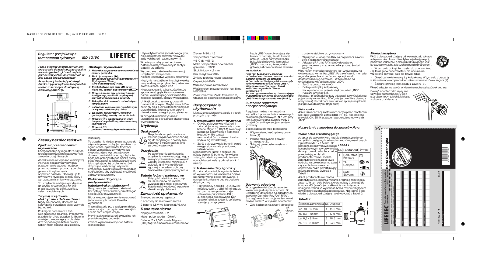 Medion MD 12460 User Manual