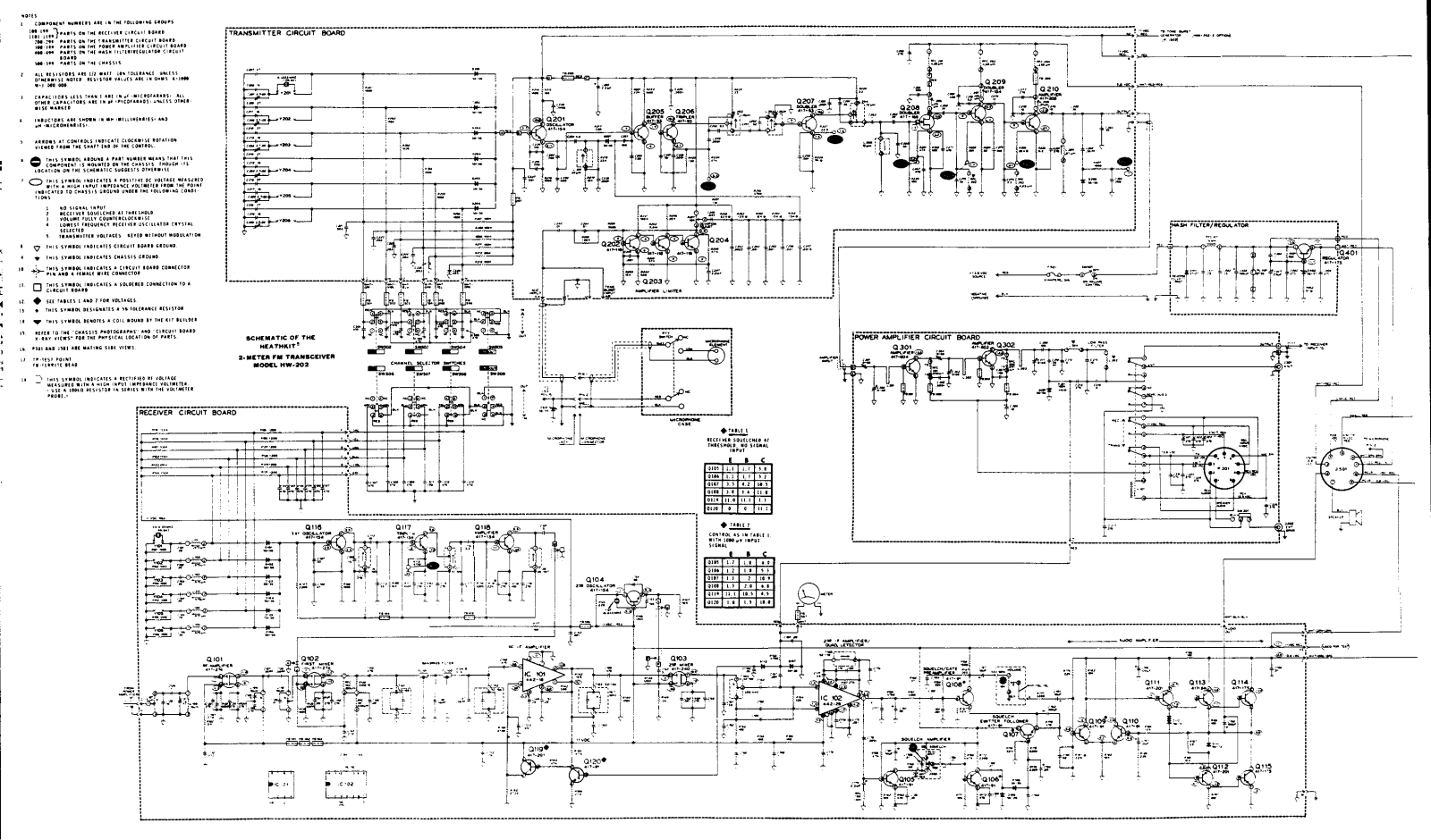 Heath Company HW-202 Schematic