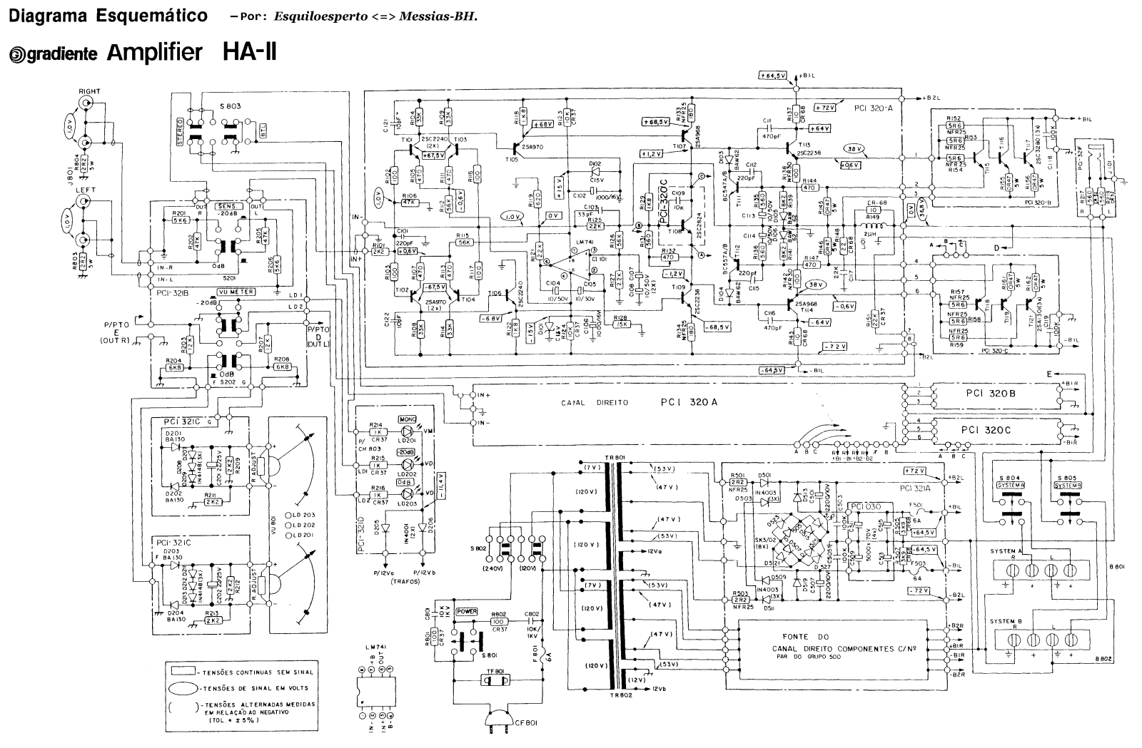 Gradiente HA-II Schematic