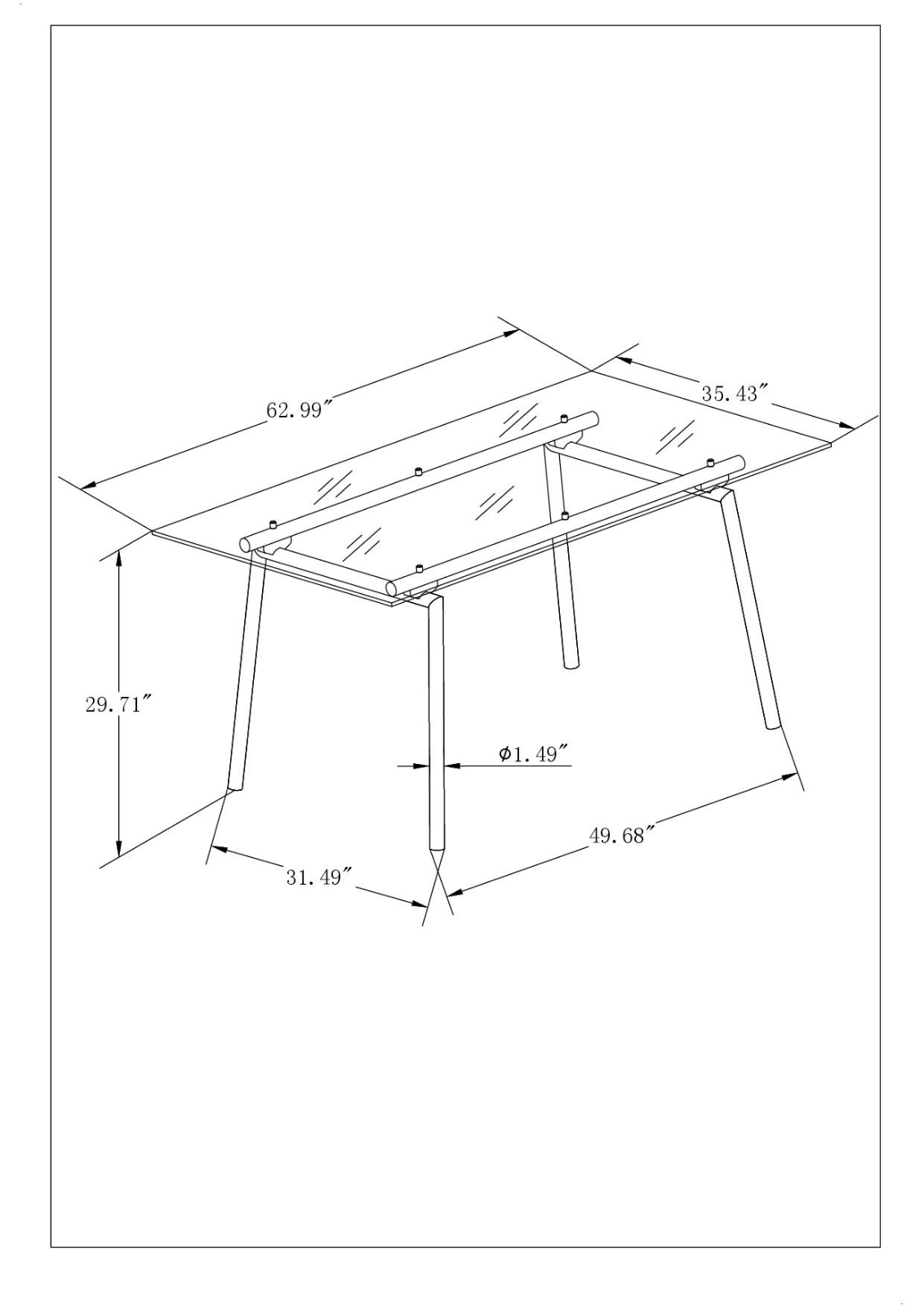 Orren Ellis CNI10087 Dimensions