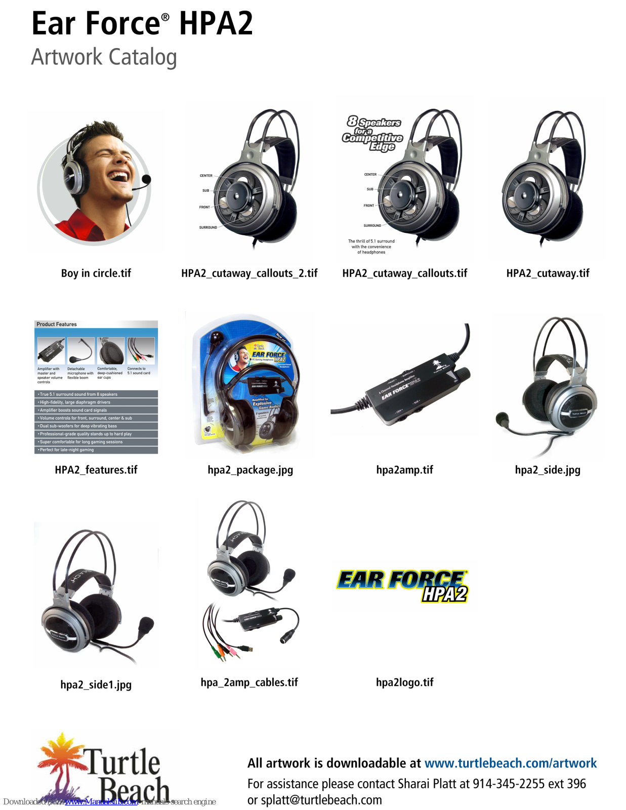 Turtle Beach Ear Force HPA2 Supplementary Manual