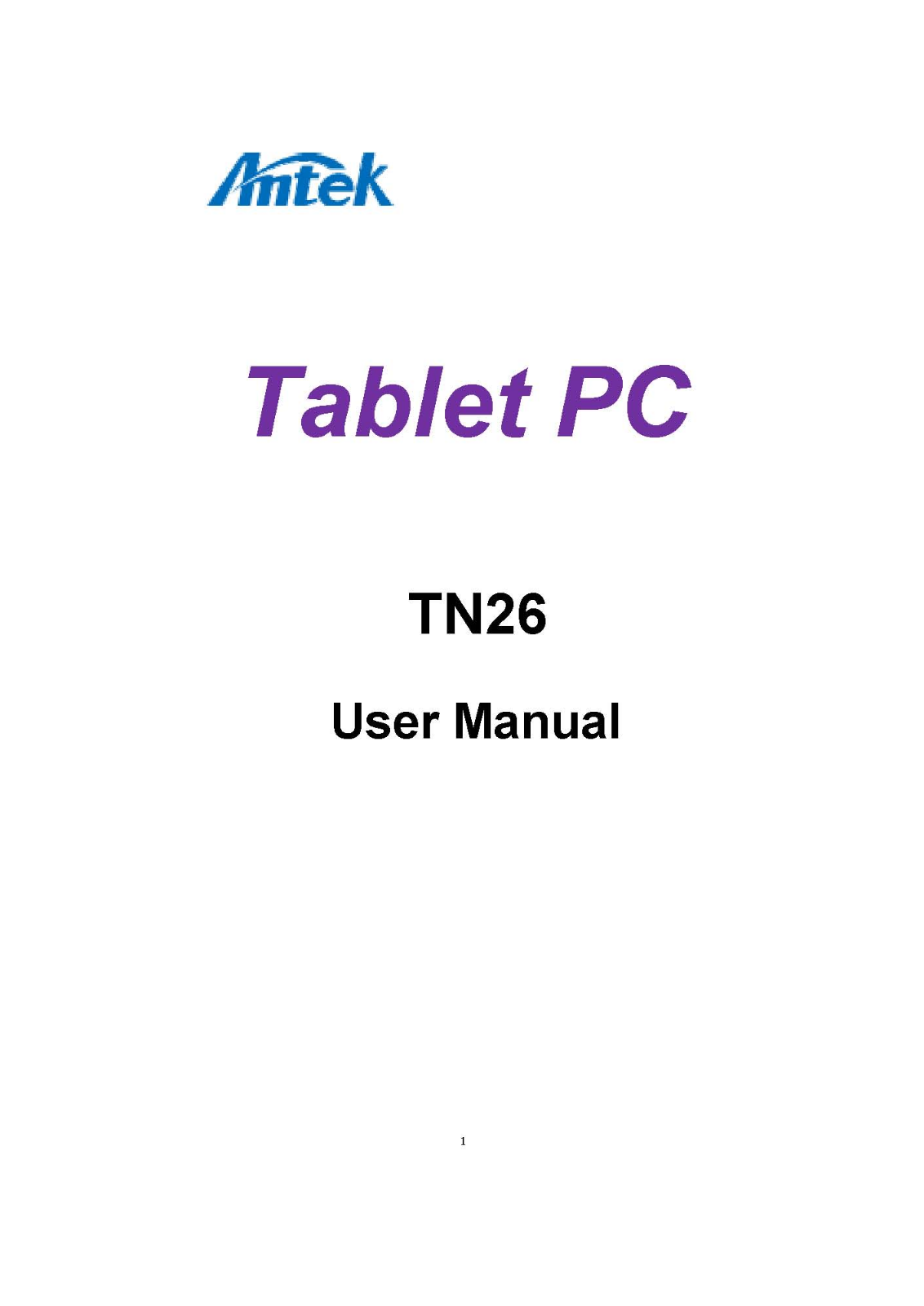 Amtek System TN26JAEYOUNG User Manual