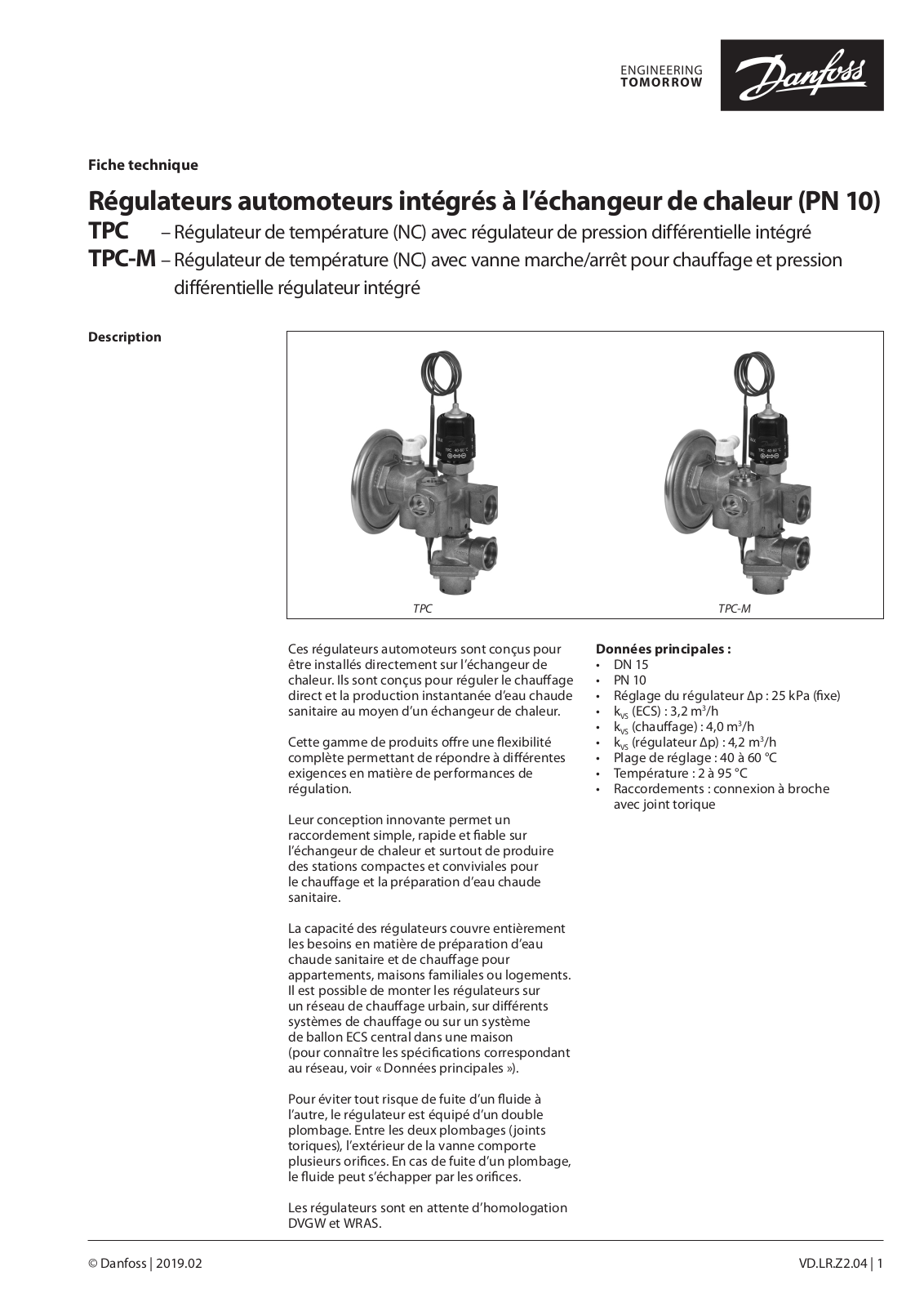 Danfoss TPC, TPC-M Data sheet