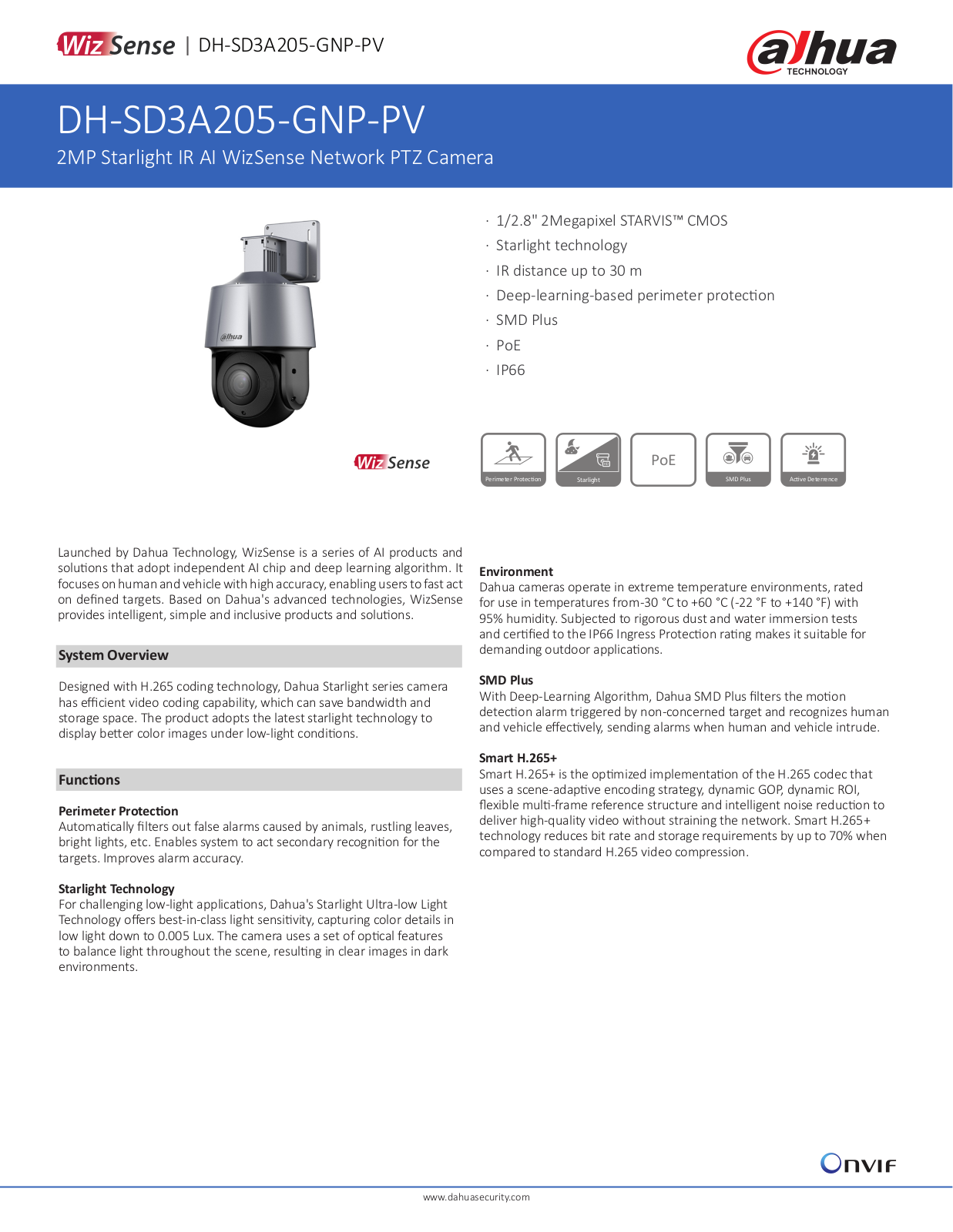 Dahua DH-SD3A205-GNP-PV User Manual