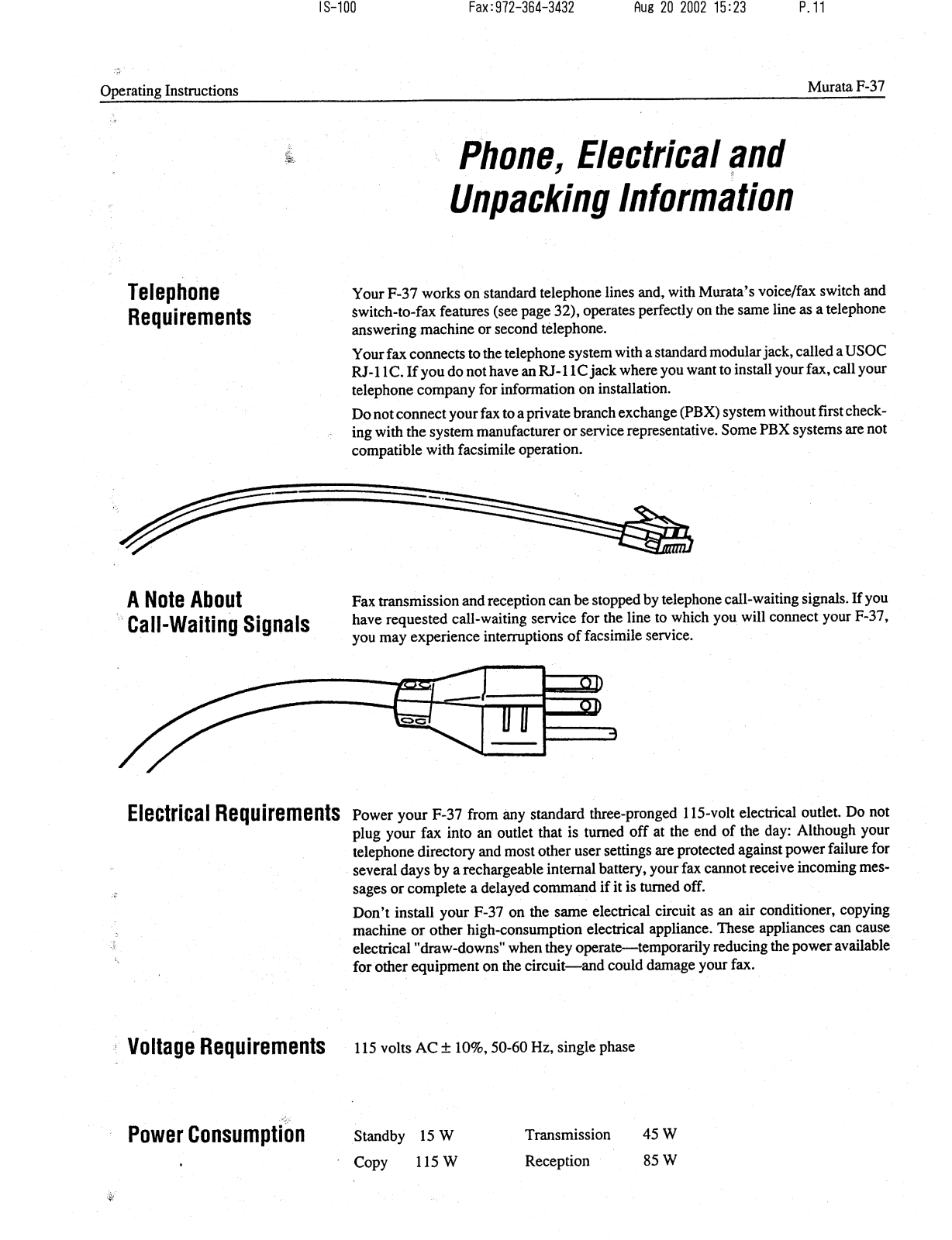 Muratec F-37 User Manual part 2