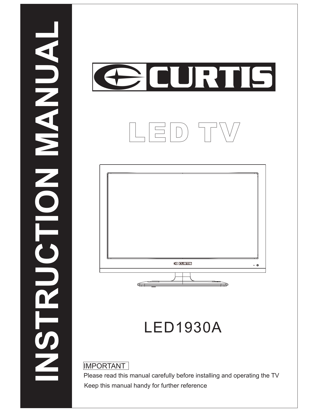 Curtis LED1930A User Manual