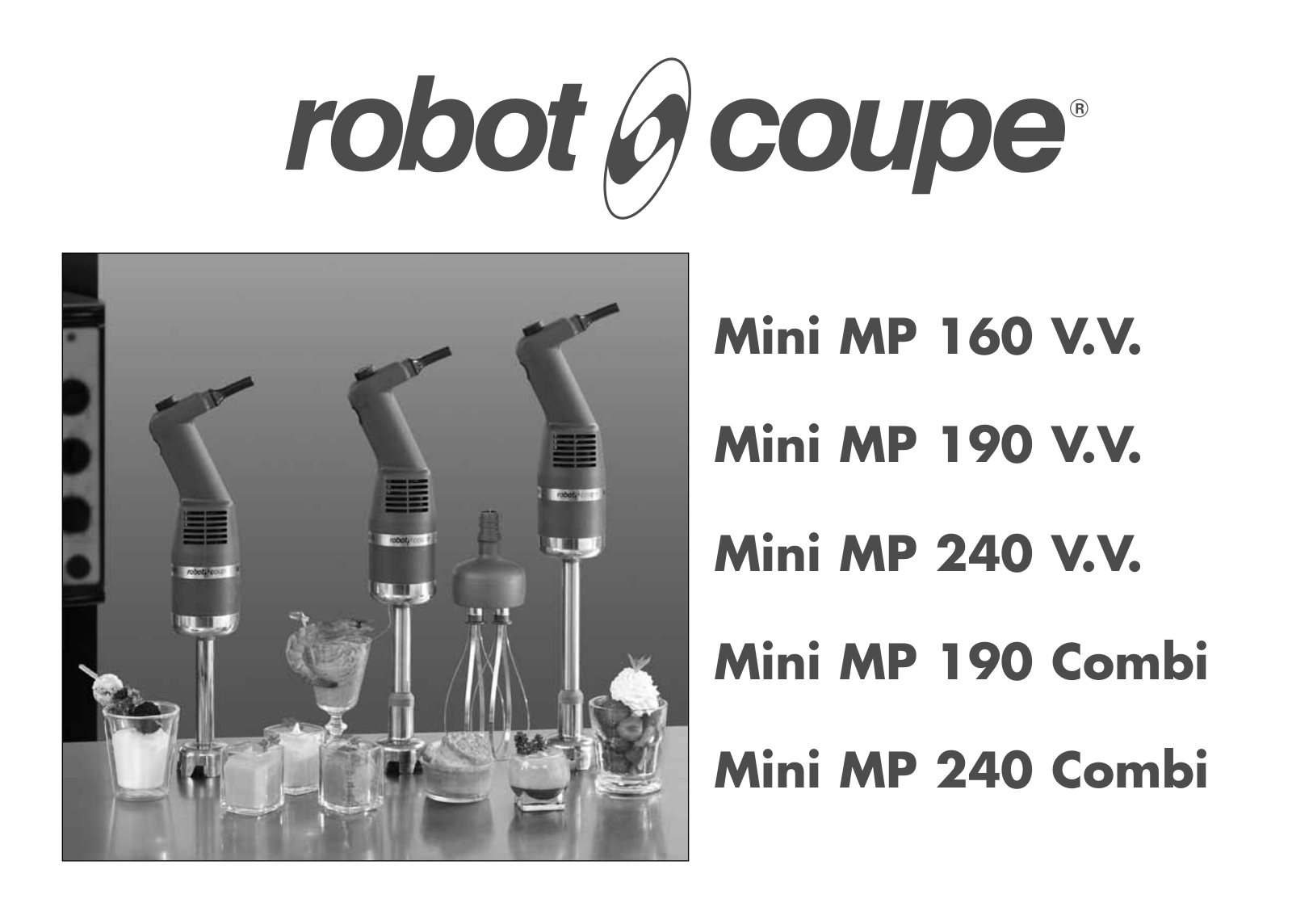 Robot coupe MP 190 V.V. User Manual