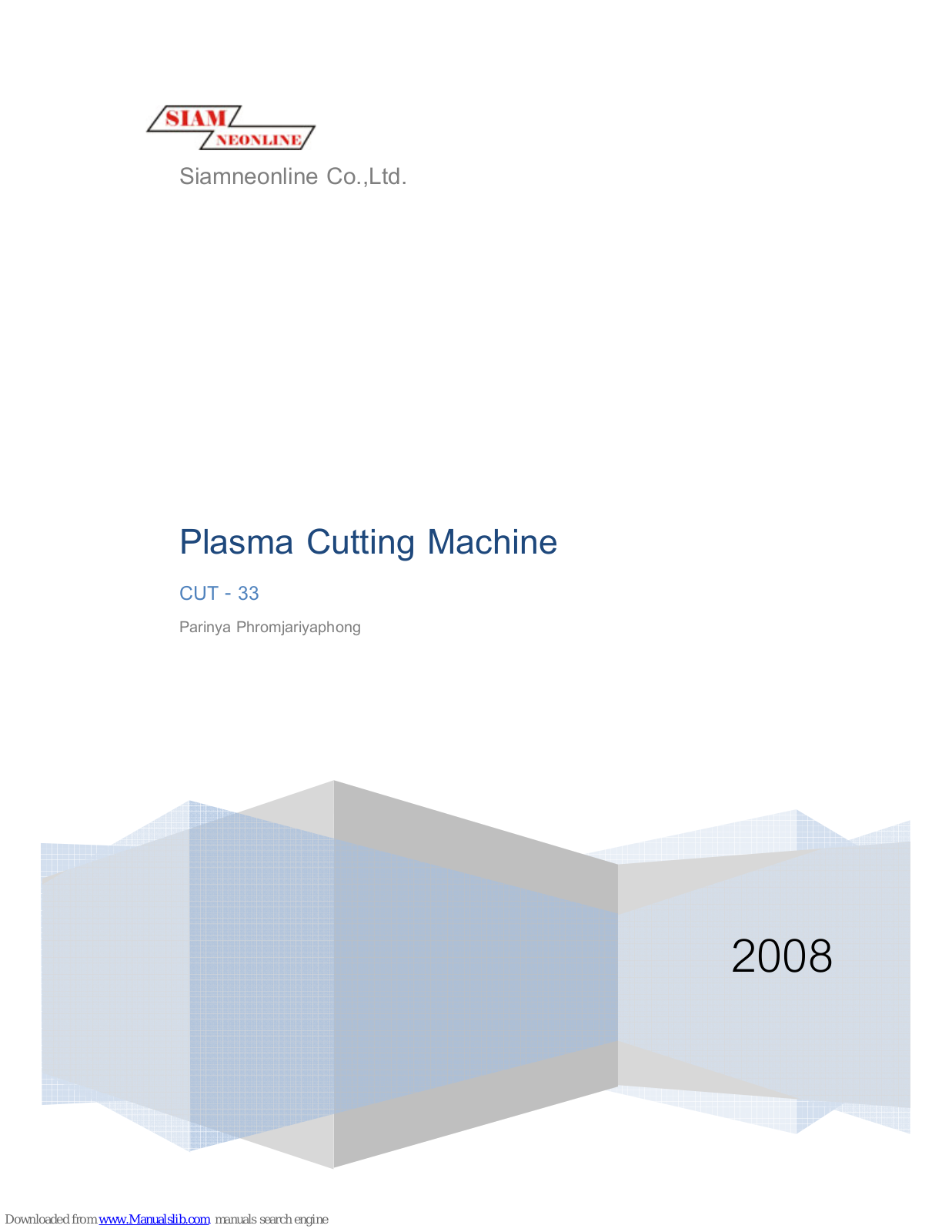 SIAM Neonline CUT-33 User Manual