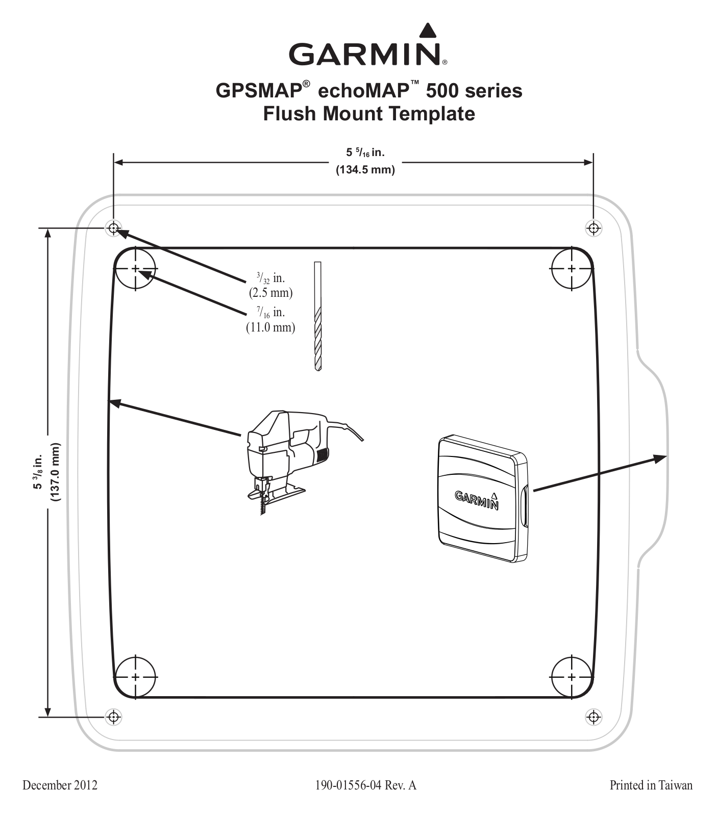 Garmin GPSMAP 500, GPSMAP echoMAP 500 Series Important Information Manual