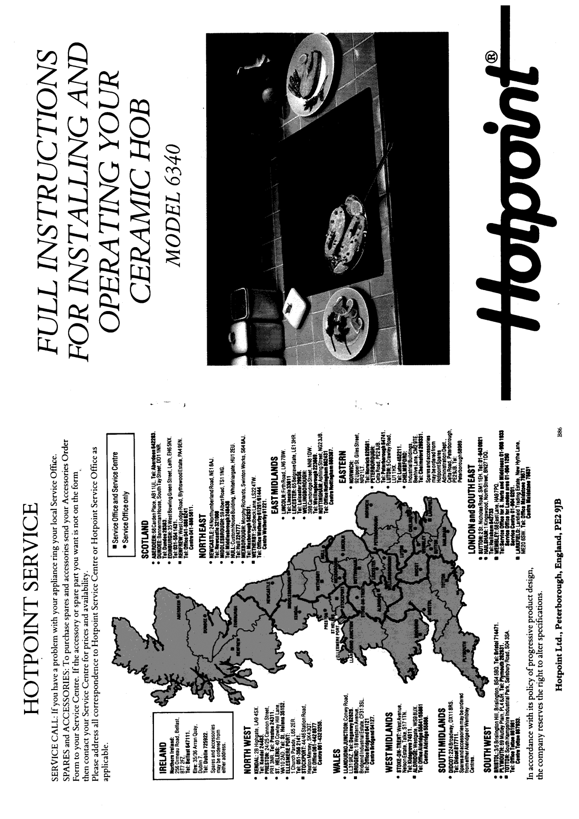 Hotpoint 6340 User Manual