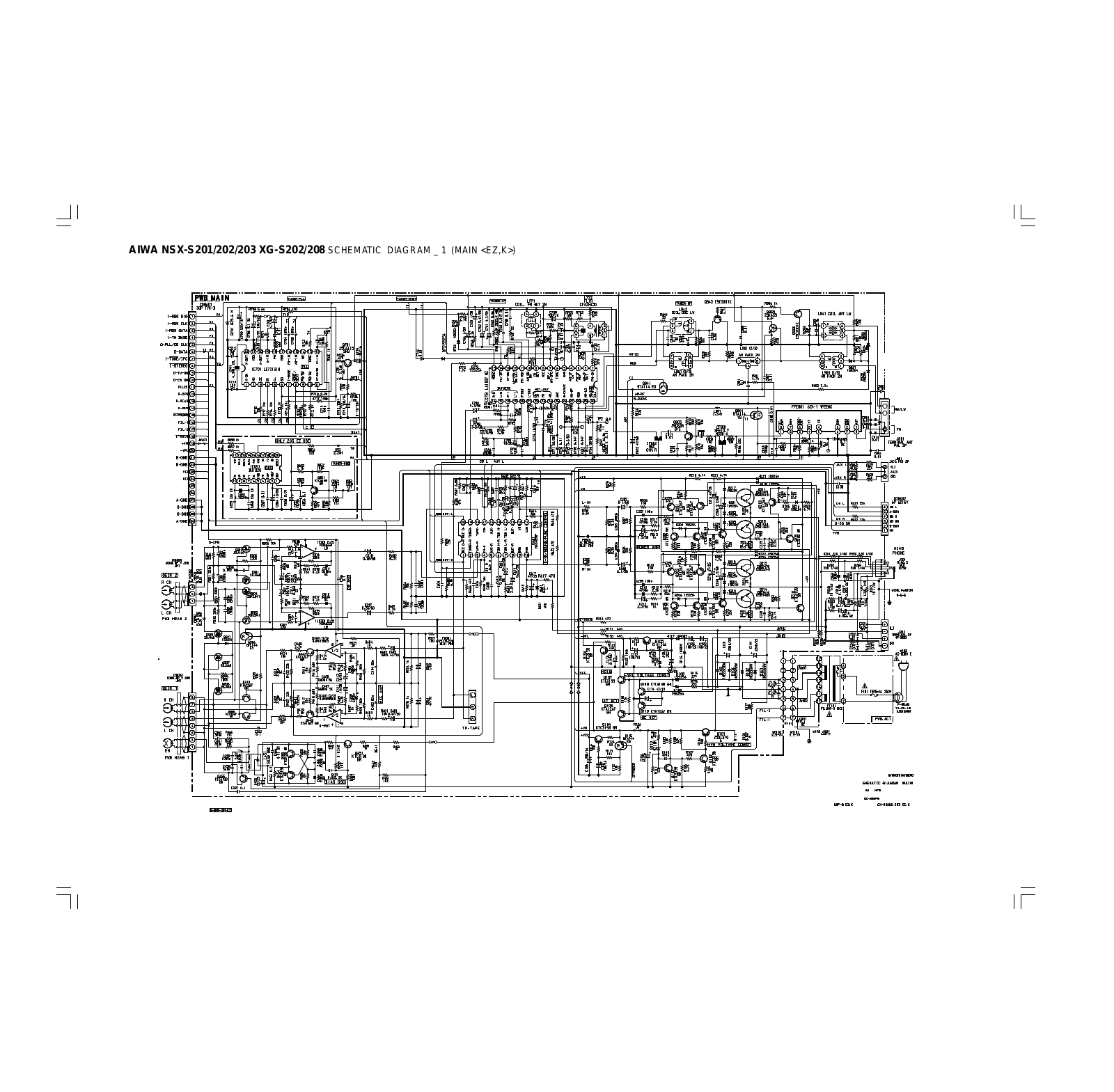 Aiwa NSX-203, NSX-202 Service Manual