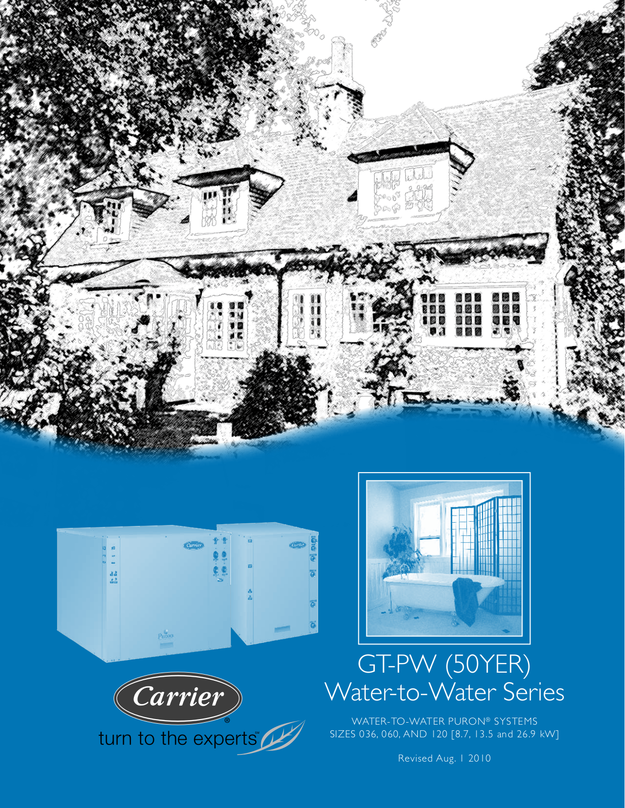 CARRIER GT-PW User Manual