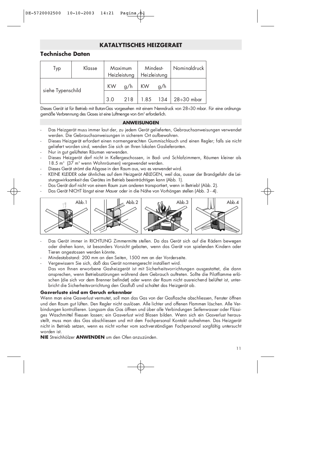 Delonghi SC 852 Instructions Manual