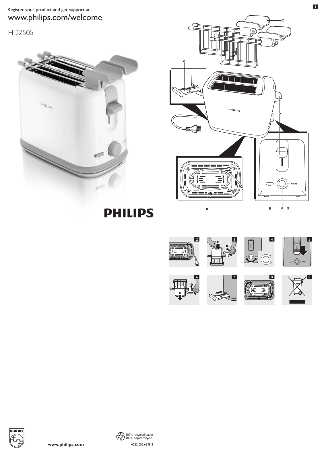 Philips HD 2505 BROCHURE