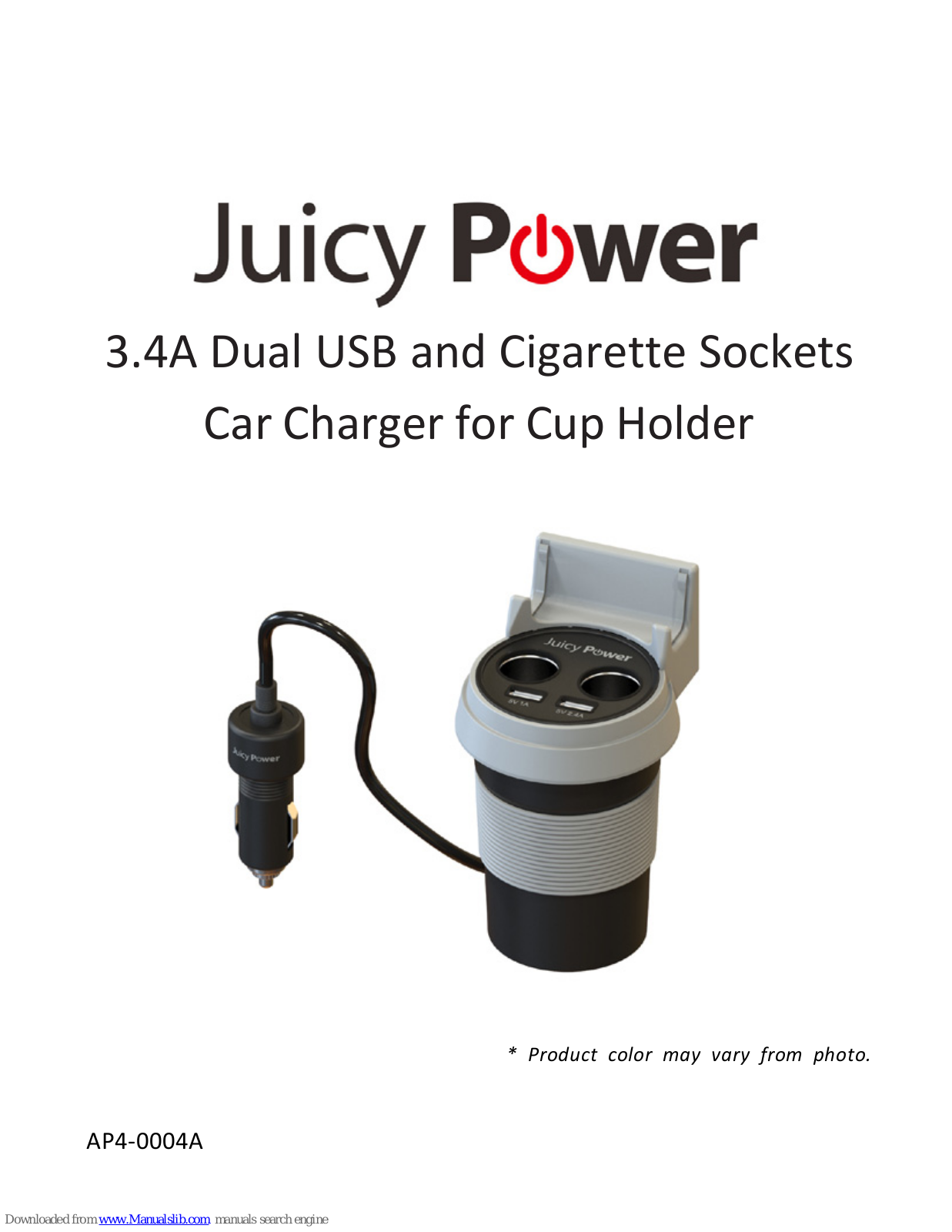 Juicy Power AP4-0004A User Manual - ManualMachine.com