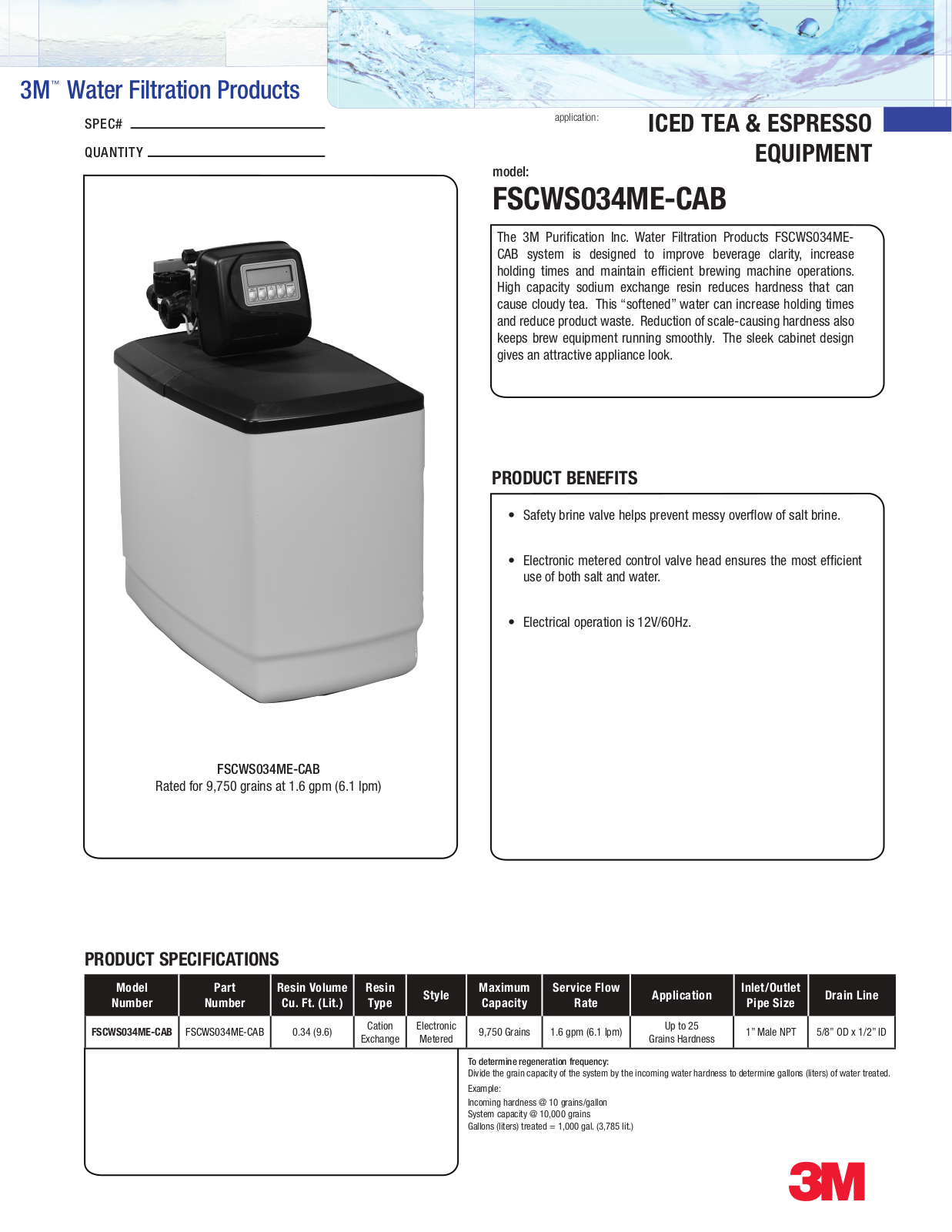 3M FSCWS034ME-CAB User Manual