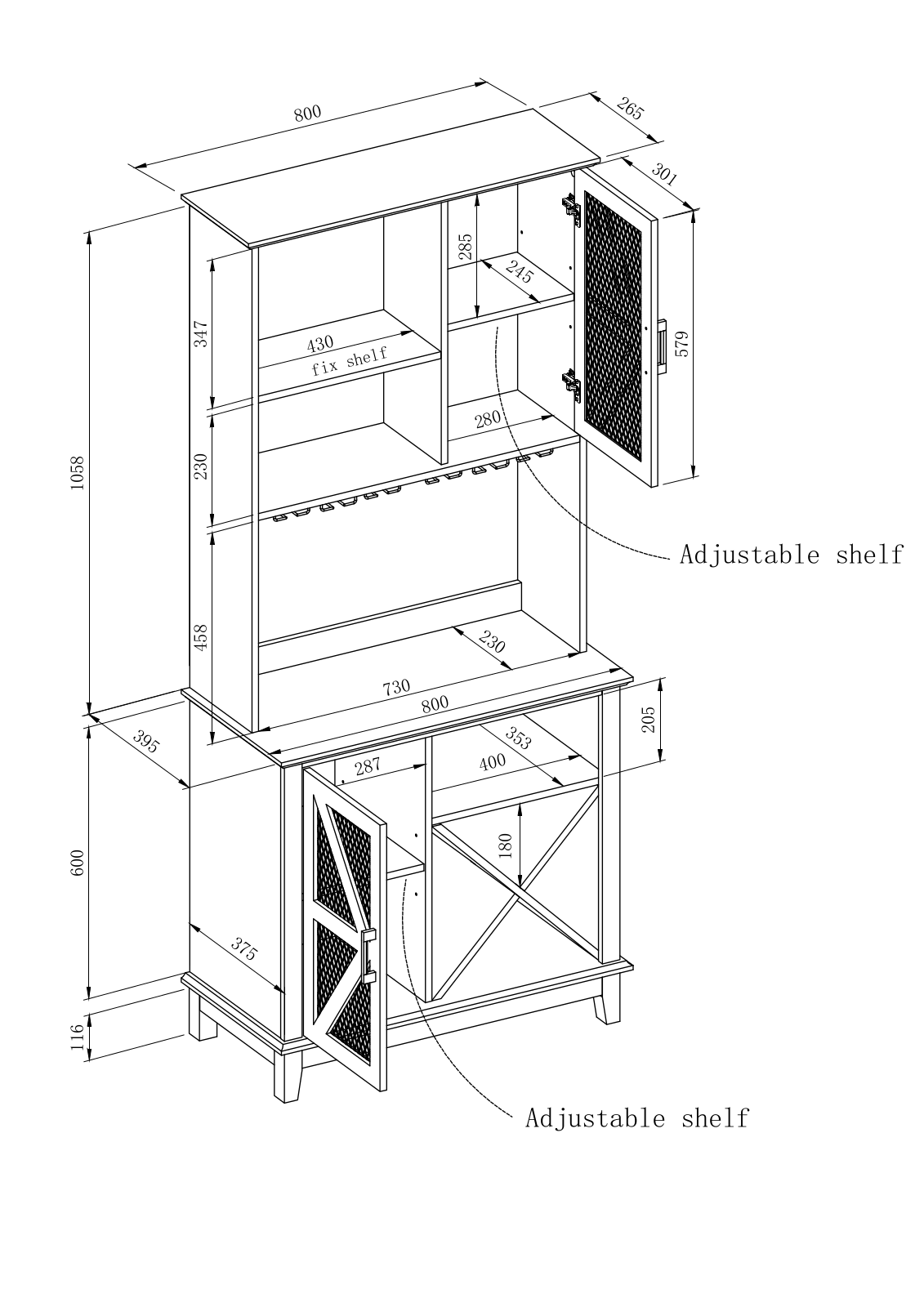 Sand & Stable W004778351 Dimensions - ManualMachine.com