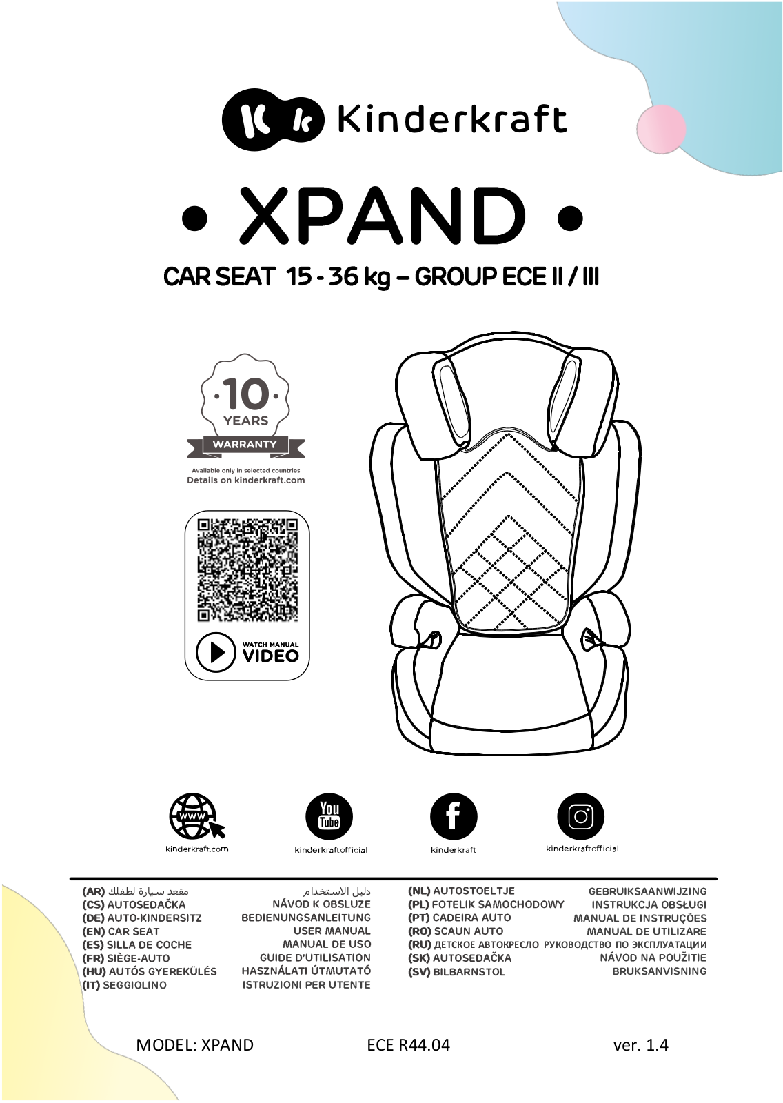 Kinderkraft Xpand User guide - ManualMachine.com