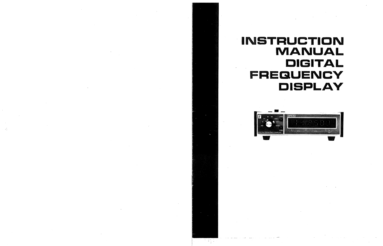 Kenwood Tempo DFD-K User Manual