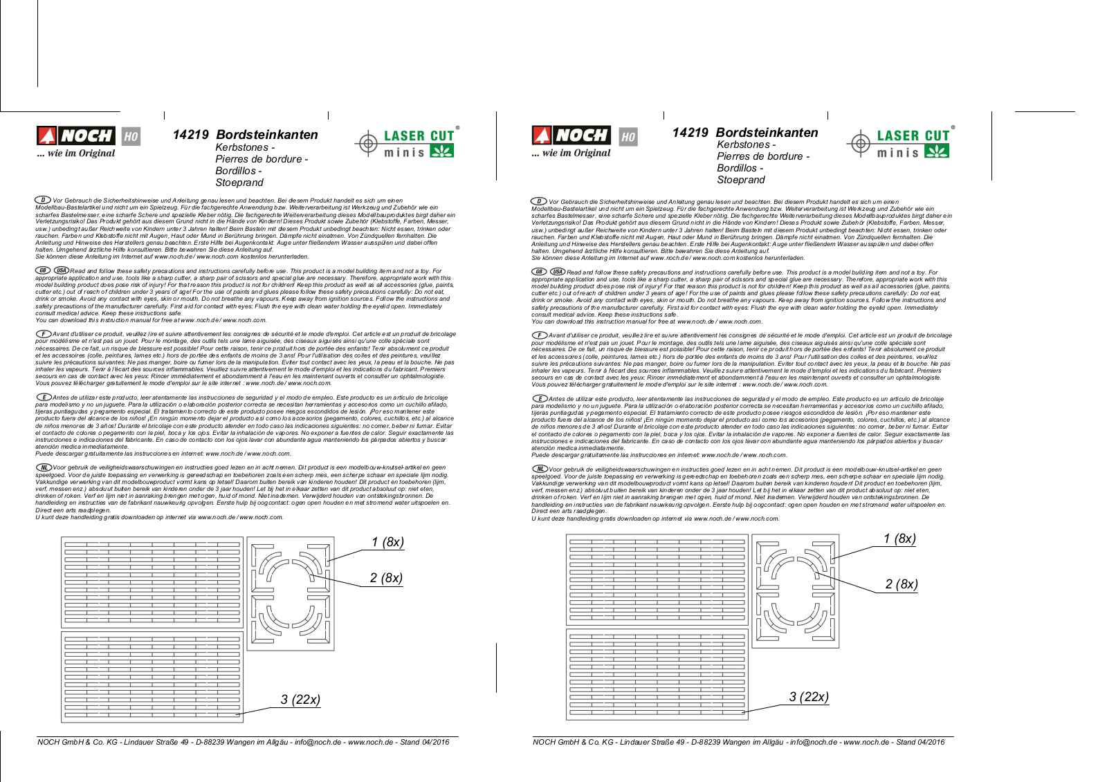 NOCH 14219 User manual