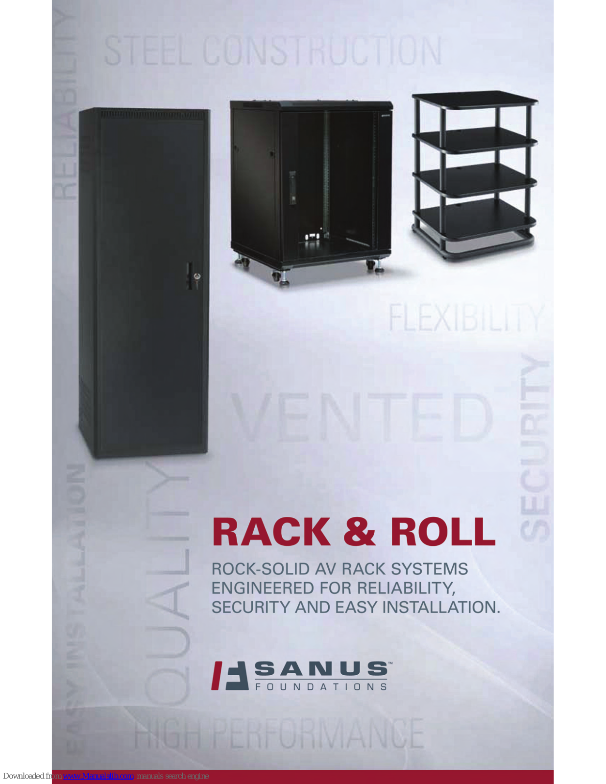 Sanus Systems Euro Series, CFR535-B1, CFR518-B1, CFR127-B1, CFR115-B1 Brochure